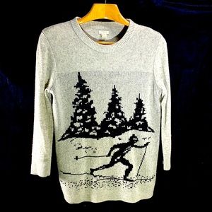 J. Crew Ski-Man Merino Wool Blend Sweater